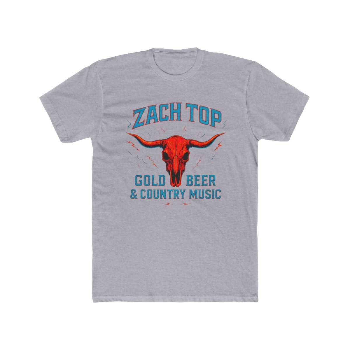 Zach Top Cold beer and Country Music T Shirt - alternate angle 5, merchandise