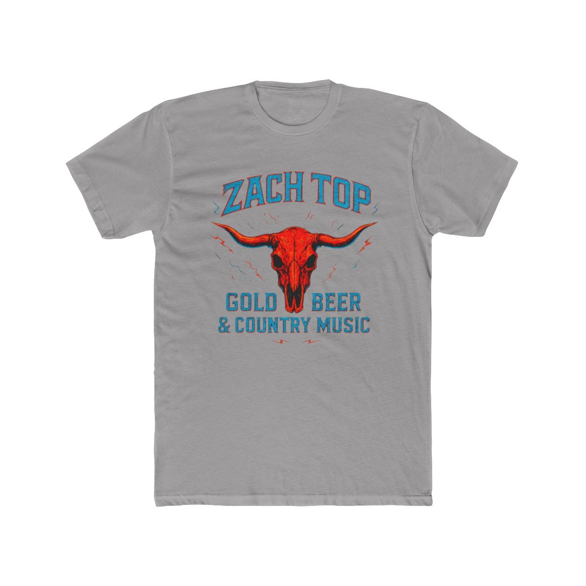 Zach Top Cold beer and Country Music T Shirt - alternate angle 2, merchandise