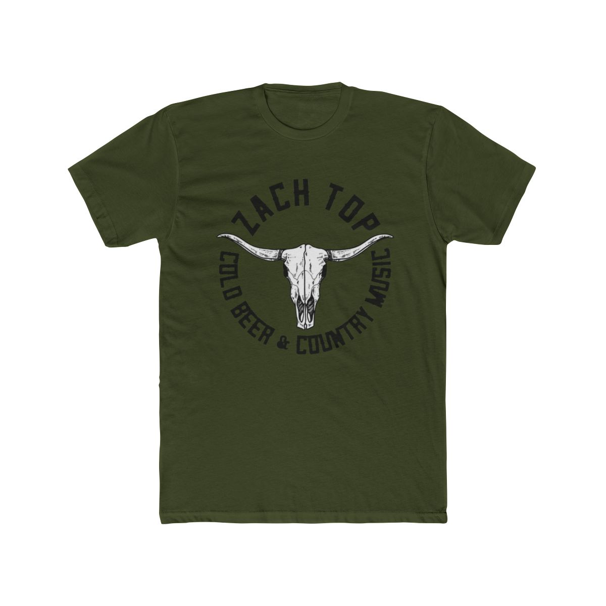 Zach Top Cold Beer & Country Music T Shirt - alternate angle 5, merchandise