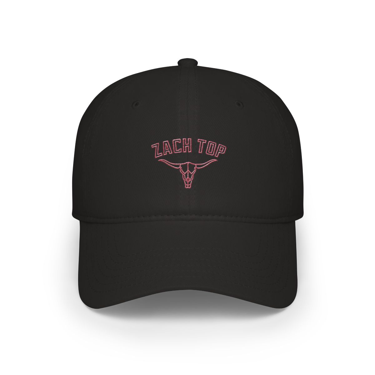 Grey and Red Skull Logo Hat | Zach Top