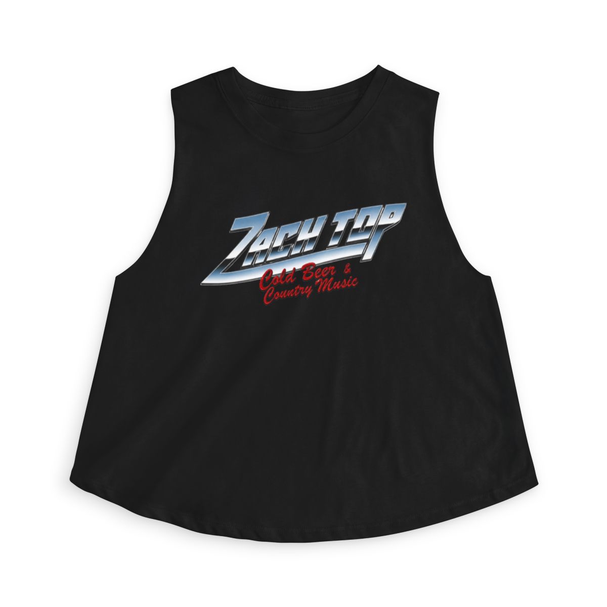 Chrome Crop Top | Zach Top