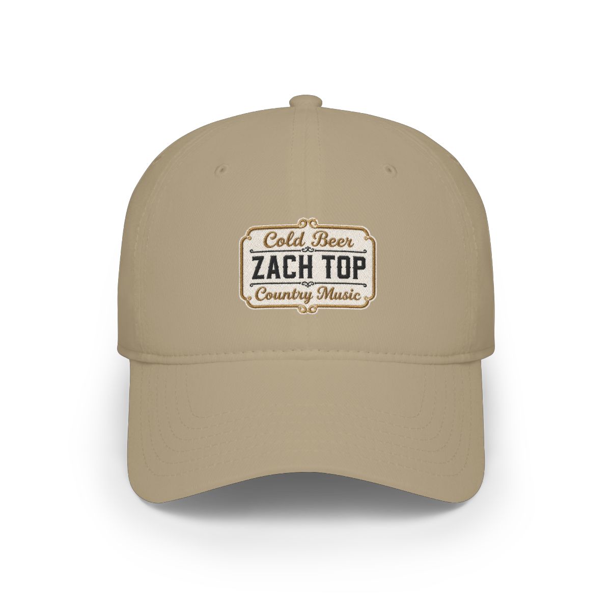 Cold Beer & Country Music Green Hat | Zach Top - alternate angle 3, merchandise