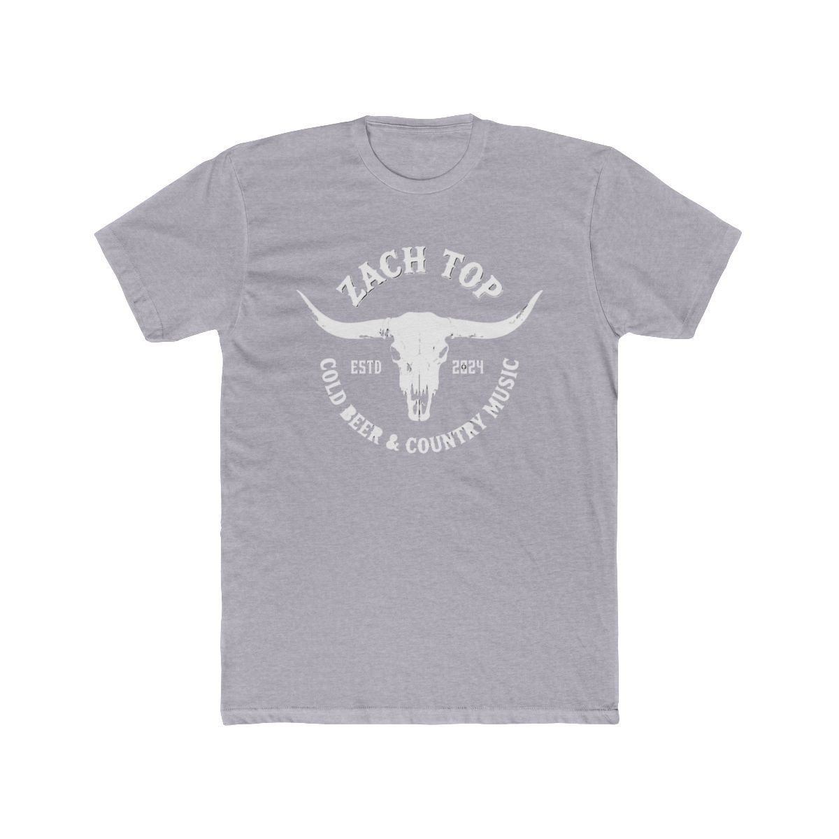 Zach Top Cold beer and Country estd 2024 T Shirt - alternate angle 4, merchandise