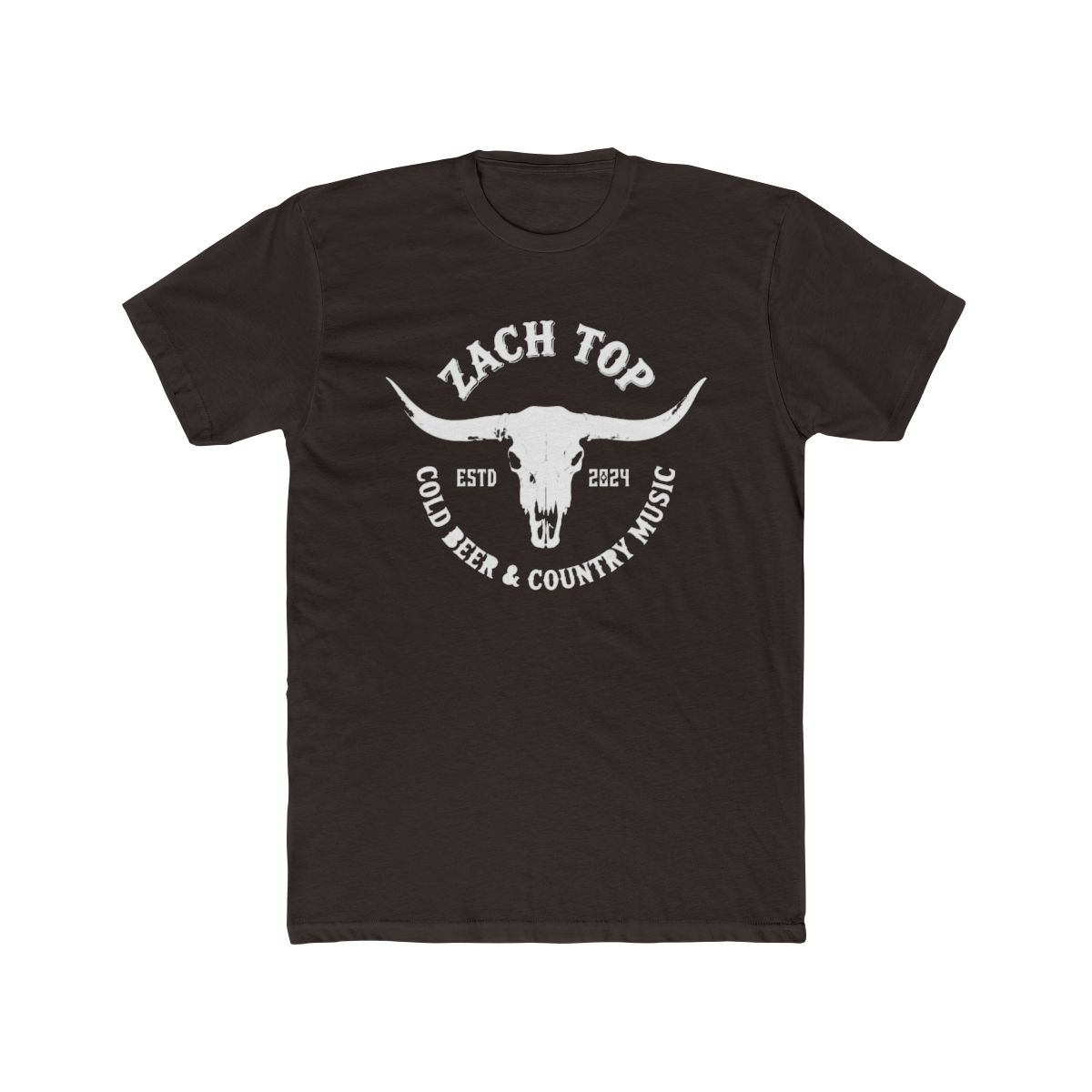 Zach Top Cold beer and Country estd 2024 T Shirt - alternate angle 2, merchandise